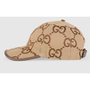 AUTHENTIC GUCCI JUMBO GG CANVAS BASEBALL HAT